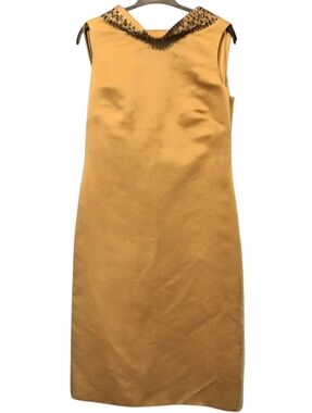 Valentino Backless Dress with  Embellished Trim